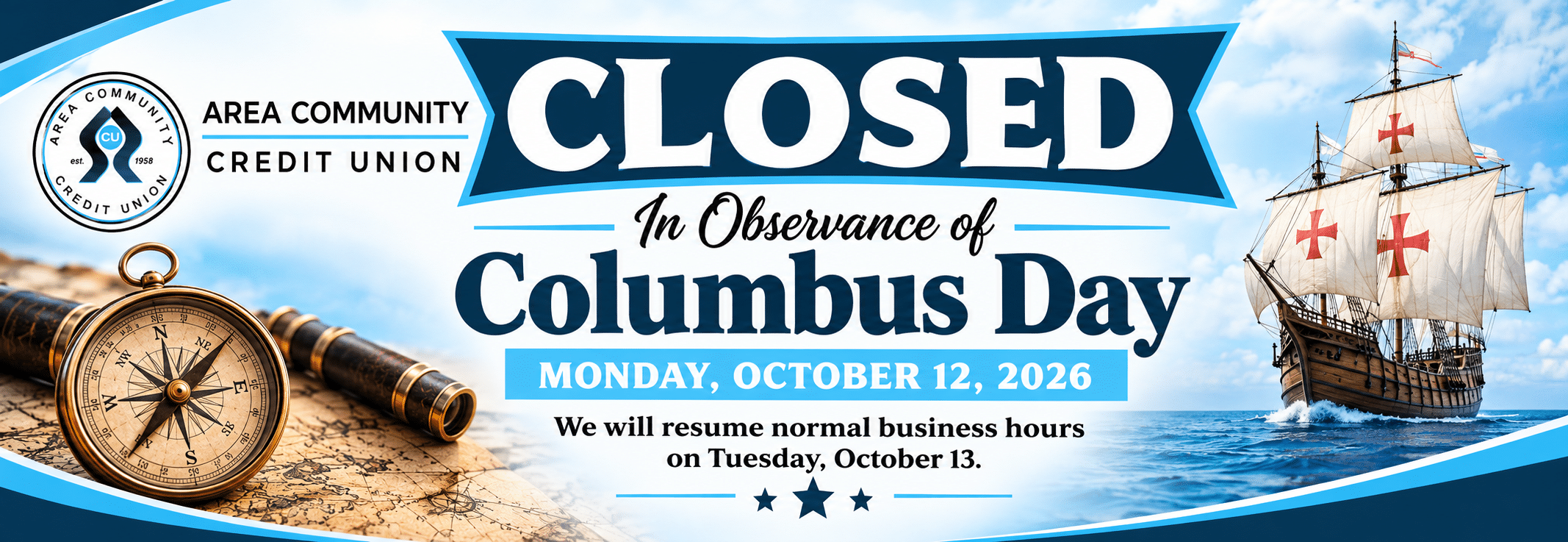 Closed Columbus Day